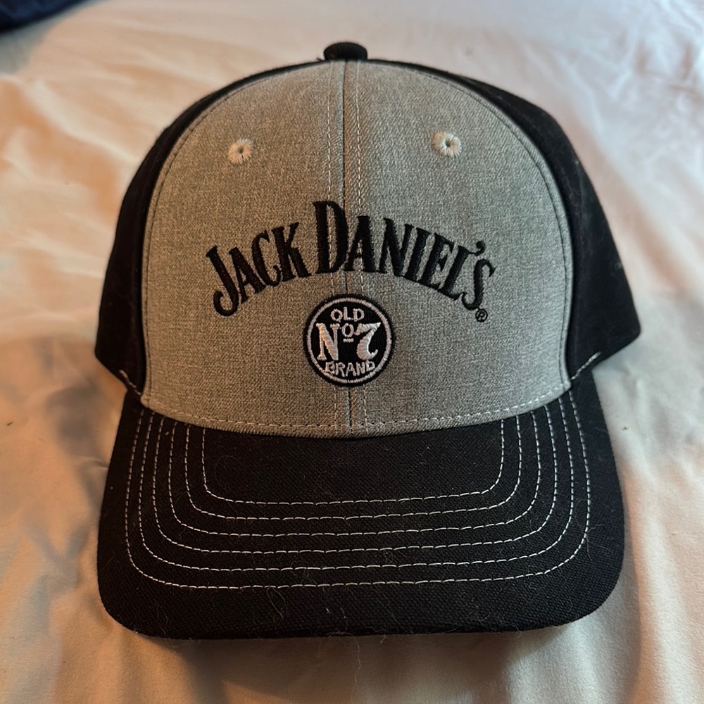Jack Daniels Two-Tone Black and Gray Hat